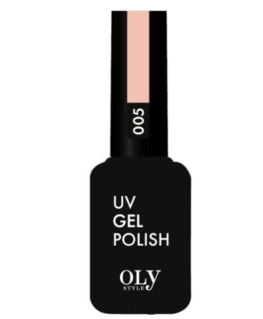 OLYSTYLE Гель-лак для ногтей тон 005 розово-кремовый