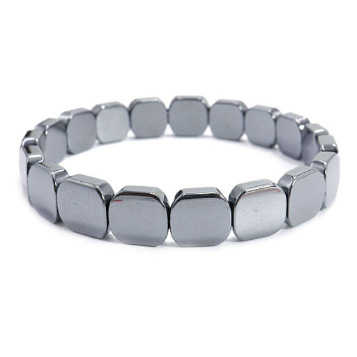 Браслет гематитовый высокого качества нормализует давление, дарует защиту