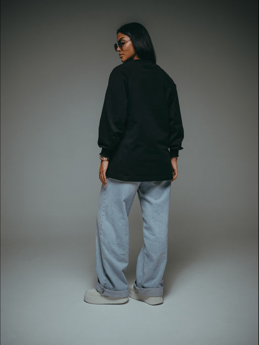 Символ свитшот женский (черный)