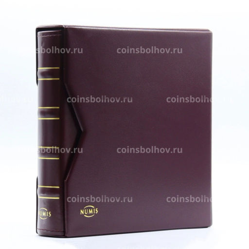 Альбом для монет с 5 листами с защитным шубером формат Numis Красный Классический дизайн LEUCHTTURM 327836
