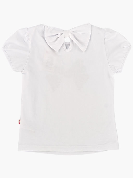 Футболка для девочки UD 0751 белый - Mini maxi фото 8