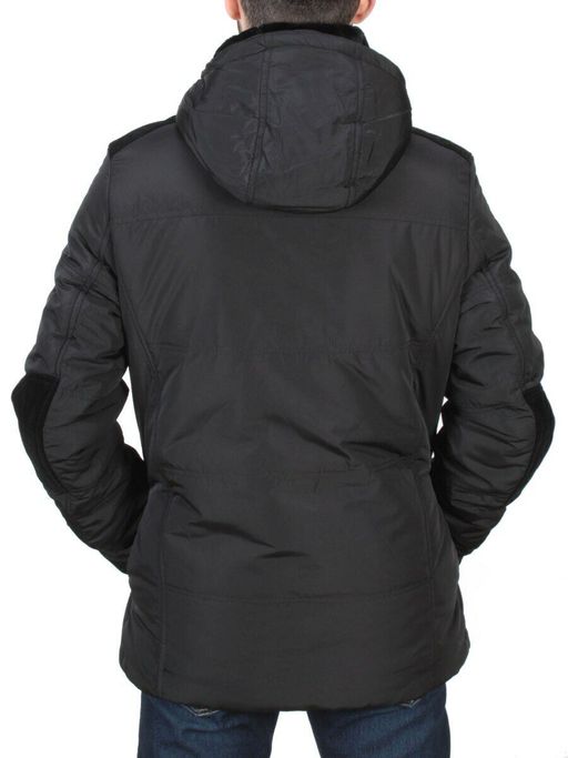 J97051 BLACK Куртка мужская зимняя NEW B BEK (150 гр. холлофайбер)