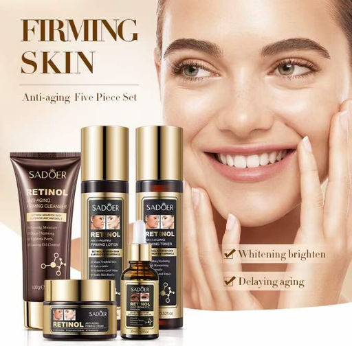 SADOER Подарочный набор уходовой косметики для лица с ретинолом Anti-Aging