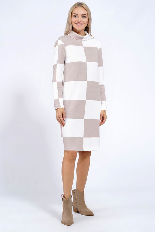 Платье ALANI 2012 бежево-молочная клетка - Alani collection фото 6