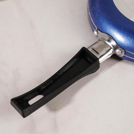 Сковорода Лерой, d=16 см, пластиковая ручка, антипригарное покрытие, алюминий, цвет МИКС - Simaland фото 4