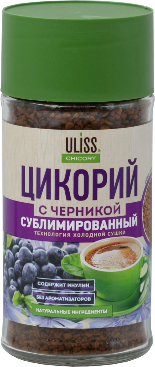 ULISS. Цикорий с черникой 85 гр. стекл.банка