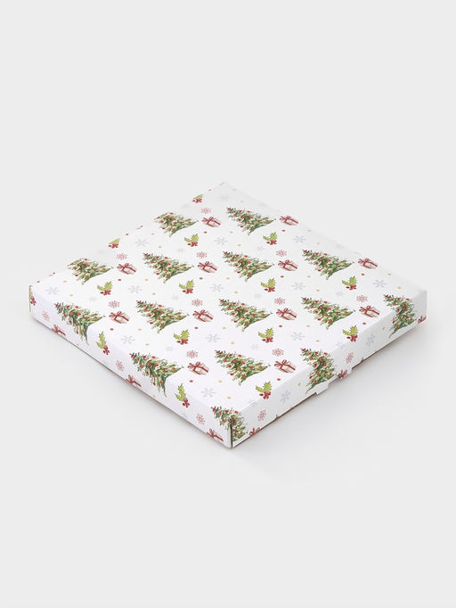 УЦЕНКА Тарелка десертная круглая "Новогодние зверята" 19 см