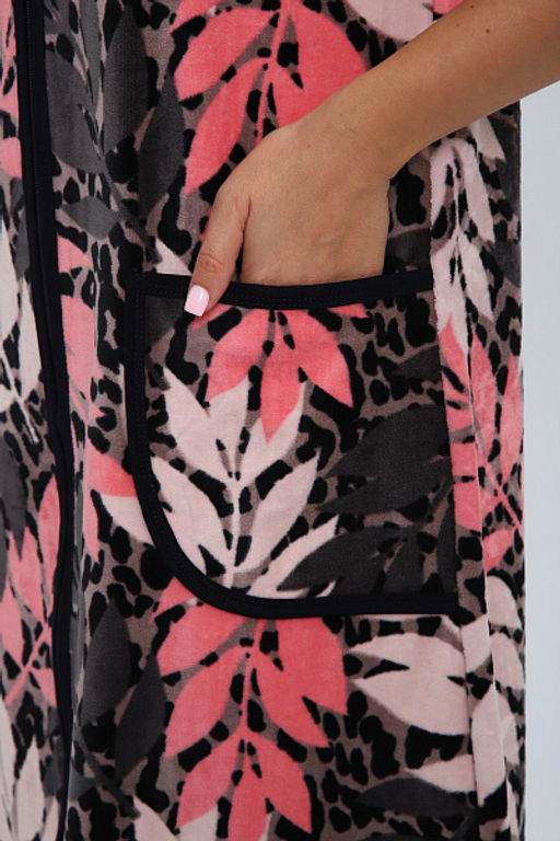 Халат велюровый на молнии (941-6) - Плиона фото 91