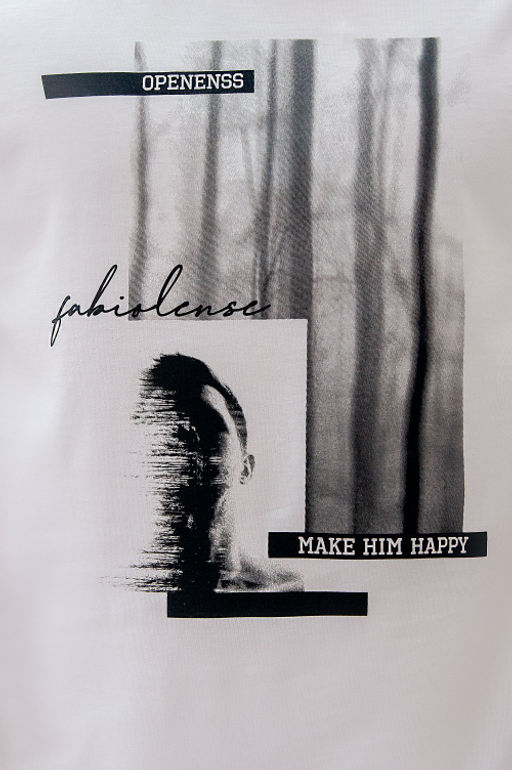 Арт. 61142 Футболка мужская 48-56 (5 шт) Цвет:белый