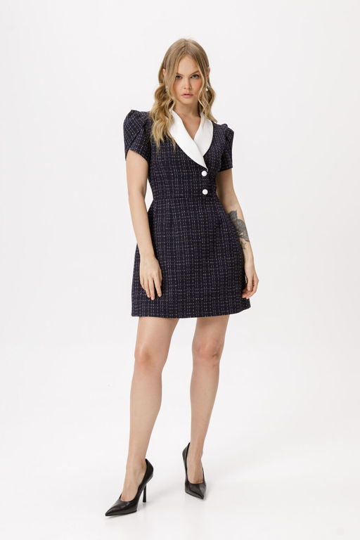 Платье Pirs 6421 синий  фото 6