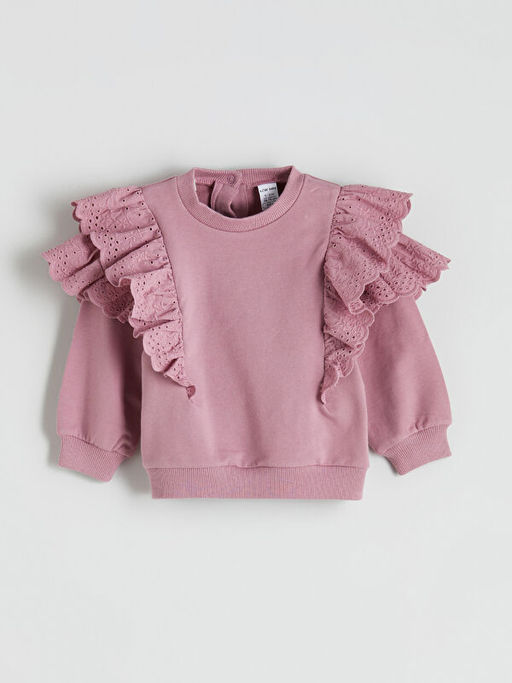 Bebe Yaka K?z Bebek Sweatshirt