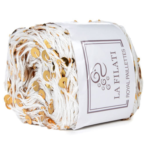 Royal Paillettes пряжа LA FILATI 55%%хлопок 45%пайетки 5х50г/120м