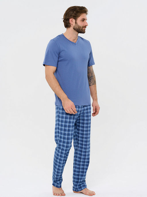 Пижама Грант_М331/индиго - Ihomelux фото 3