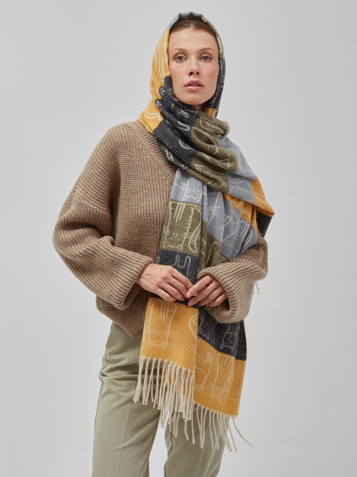 Палантин женский RH9-1556-4 - Tantino фото 9