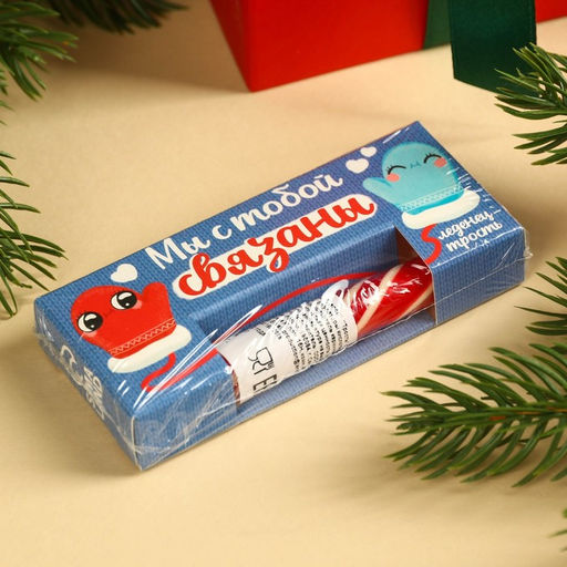 Леденец-трость Мы связаны, со вкусом клубники, 15 г. - Simaland фото 5