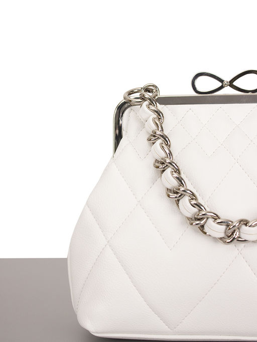 LACCOMA сумка Ева-Л815-белый эко кожа хлопок  фото 5