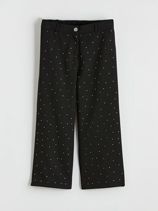 Beli Lastikli Ta?l? K?z ?ocuk Pantolon