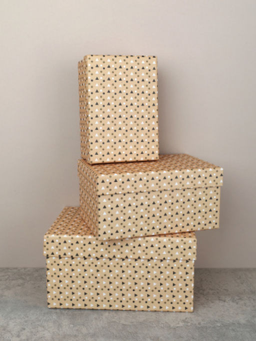 Коробка подарочная 3 штуки 22х15х11 см / 3367-2887 /уп 36/крафт - ГалеонТрейд фото 3