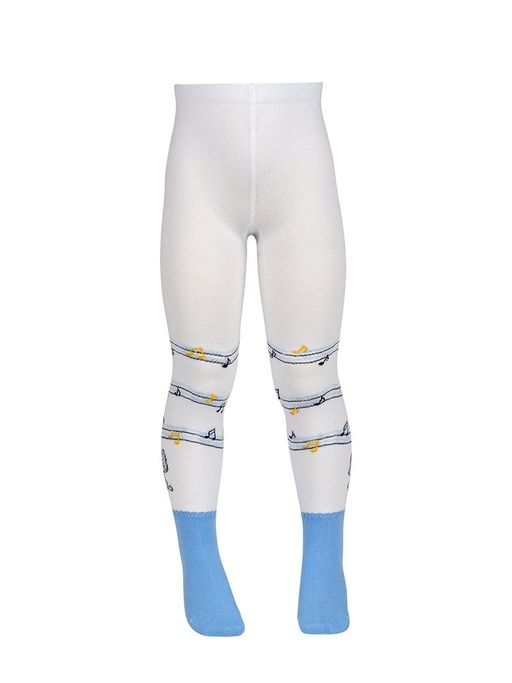 OMSA kids Collant 11P61-2 с имитацией носка - beige  фото 4