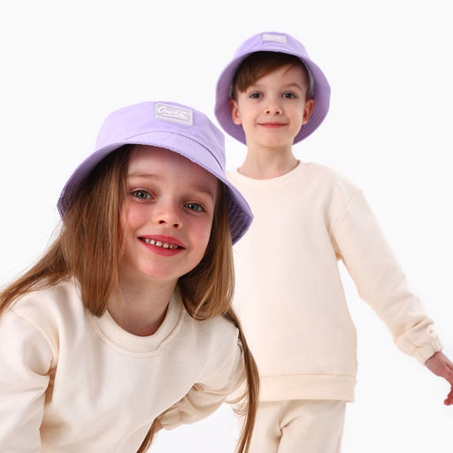 Панама детская, сиреневая, р-р 52-54