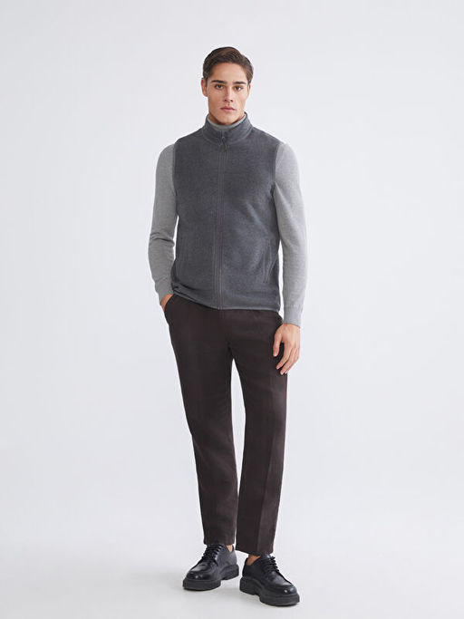 Rahat Kal?p Dik Yaka Erkek Yelek