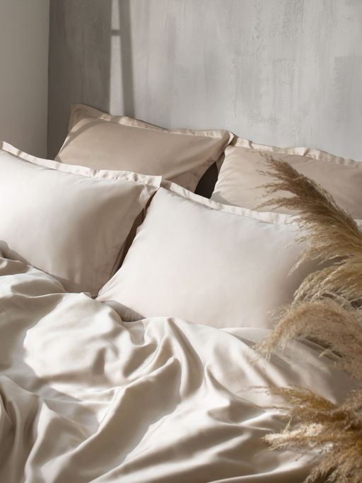 Пододеяльник 1.5-спальный SL Home, 180220 см, бежевый, тенсель - Sima-land home фото 5