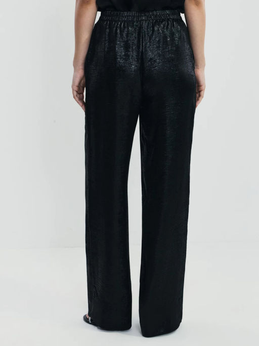 Прямые брюки из блестящей ткани / Zarina