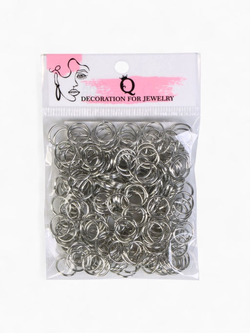 Кольцо соединительное СМ-984, 1?10 мм, набор 50 г,  145 шт. цвет серебро