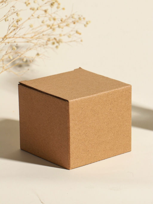 Свеча в вулканическом подсвечнике "Чаша" деревянный фитиль, белая 9,3х9,3х5,5 см