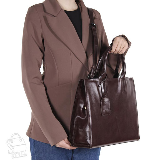 Сумка женская кожаная 6609NN wine red Natale Navetta  в Новосибирске
