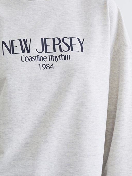 New Jersey Bask?l? Kad?n Sweatshirt Tunik