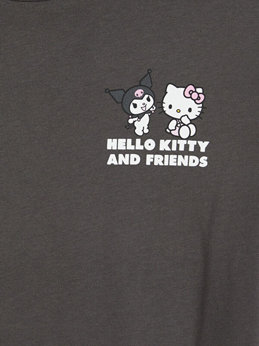 Hello Kitty Lisansl? Bisiklet Yaka K?z ?ocuk Ti??rt - Waikiki фото 2