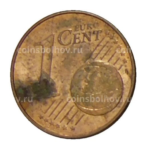 1 евроцент 2017 года Испания