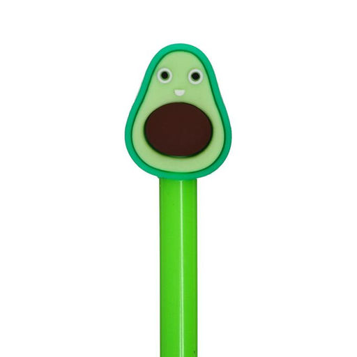 Цена за 12 шт. Ручка-прикол Calligrata «Авокадо», чёрный стержень, гелевая