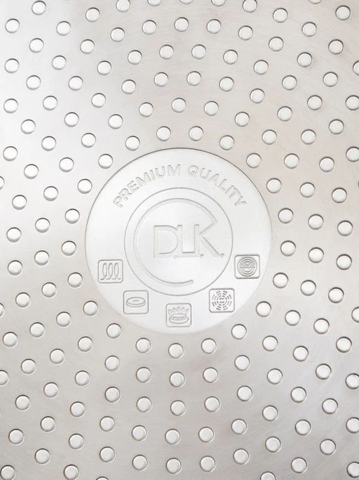 Кастрюля с крышкой стеклянной 28х11,5 см (6,6 л) с АПП, цв. кремовый/золотой, арт. 3000-CRM/GD-28 - D.L.K. фото 4