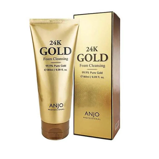 Очищающая пенка с 24-каратным золотом - 24K Gold Foam Cleansing, 100 мл - Anjo professional фото 2