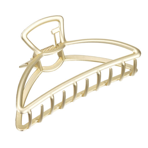 Заколка-краб, цвет золотой матовый DEWAL BEAUTY 3004BD