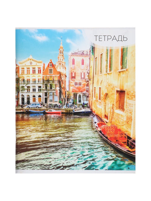 Набор тетрадей, 96 листов в линейку, Calligrata «Город», серые листы, 4 штуки