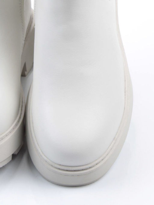 04-PAX24-2Z MILK Ботинки зимние женские (натуральная кожа, 100% шерсть)