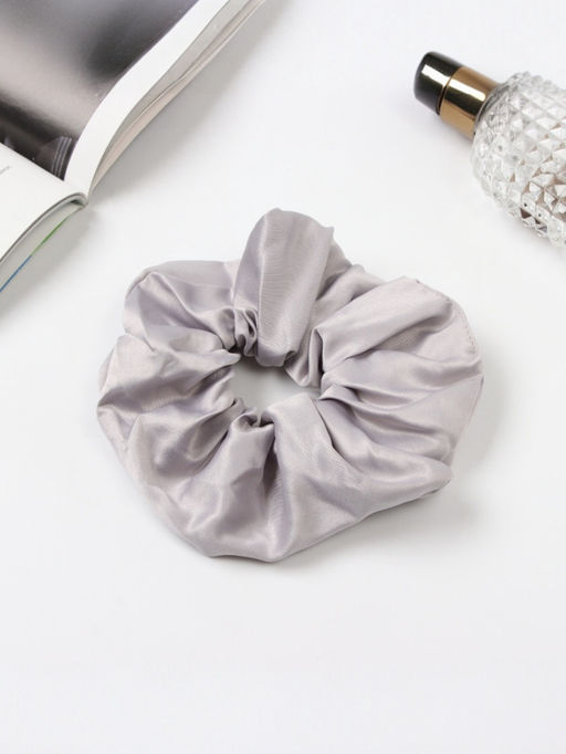 Цена за 3 шт. Резинка для волос «Орбита», цветная, 13 см, серая