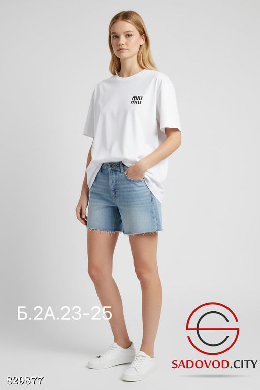 Футболка женская из хлопка