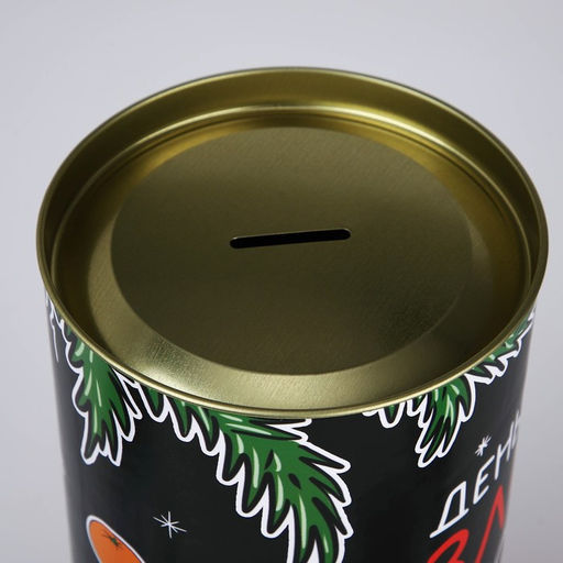 Копилка новогодняя подарок «Новый год: Деньги зло», XXL, 20×12.5 см