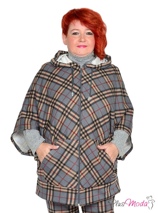 Жакет-парка Модель №1909 размеры 44-84 - Plusmoda фото 5