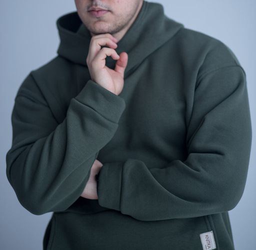 Костюм утепленный футер 3-нитка начес , хаки 265 - Knitka wear фото 5