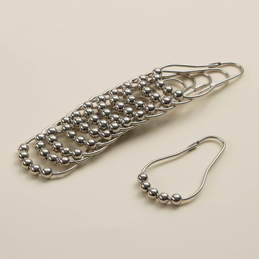 Штора для ванной «Ла Каса», с люверсами, 180×180 см, полиэстер, белая