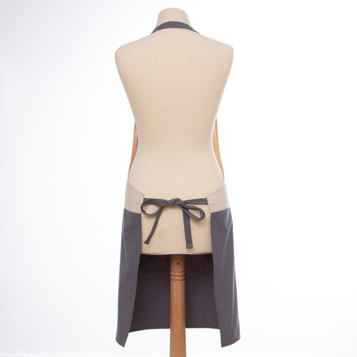 Фартук Этель Стильцв.беж/серый 75 х 65см, 100% хлопок  фото 2