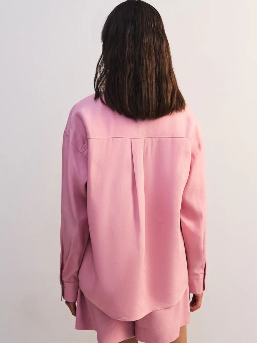 Льняная блуза свободного кроя ZR2605012008-90 / Zarina