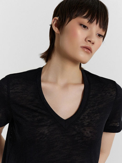 Футболка женская черный 112982 - Mark formelle фото 6