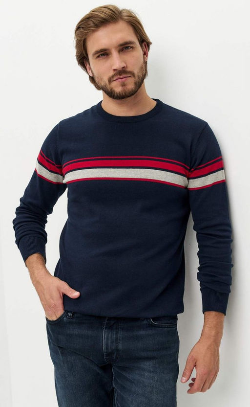 Джемпер F421-1548 d.blue - Fine joyce фото 2