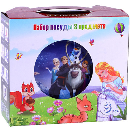 60412 Детский набор посуды 3пр Холодное сердце LR (х12) - Mayer&boch фото 4